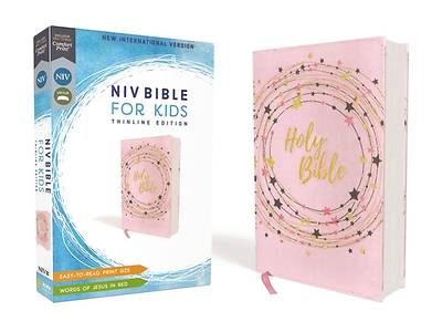 Picture of NIV Bible for Kids, Flexcover, Pink/Gold, Red Letter Edition, Comfort Print
