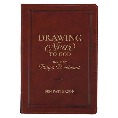 Picture of Devotional Drawing Near to God Brown Faux Leather