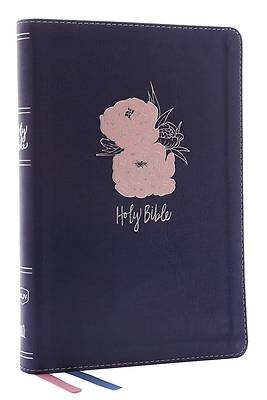 Picture of NKJV, Thinline Bible, Large Print, Imitation Leather, Blue/Pink, Red Letter Edition