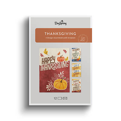 Picture of Thanksgiving Blessings Boxed Cards - Box of 12