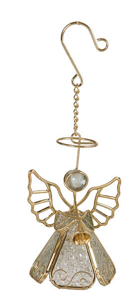 Picture of Metal/Glass Instrument Angel with Trumpet