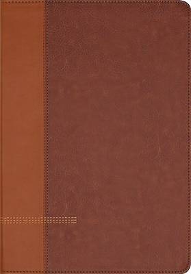 Picture of NIV Application Bible, Large Print, Leathersoft, Brown, Red Letter, Comfort Print