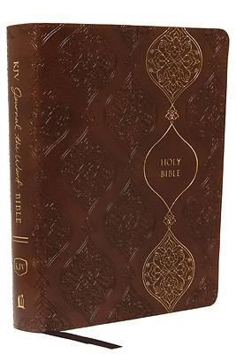 Picture of KJV, Journal the Word Bible, Imitation Leather, Brown, Red Letter Edition, Comfort Print