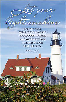Picture of Let Your Light Shine Regular Size Bulletin