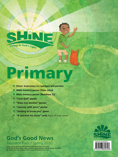 Picture of Shine Primary Grade K-2 Resource PK Spring 2020