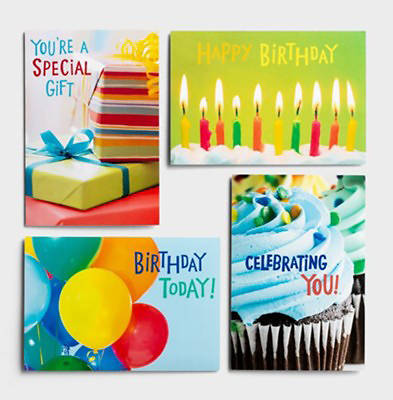Picture of Bright Birthday Boxed Cards Assorted (Box 12)