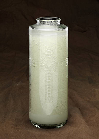 Picture of 8 Day Sanctuary 51% Beeswax Candle Package of 12