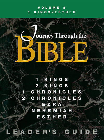 Picture of Journey Through the Bible Volume 5: 1 Kings - Esther Leader's Guide