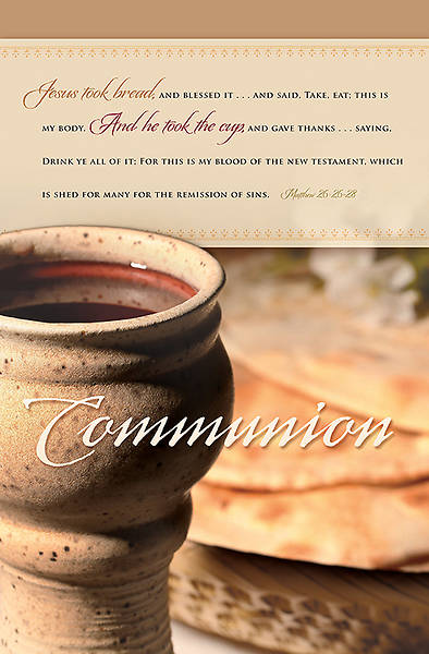 Picture of Communion: The Lord's Supper Bulletin