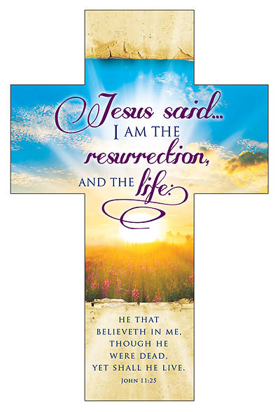 Picture of "Jesus said..." Easter Cross Bible Marker Pkg of 25