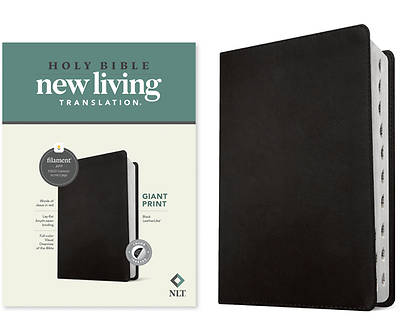 Picture of NLT Giant Print Bible, Filament-Enabled Edition (Leatherlike, Black, Indexed, Red Letter)