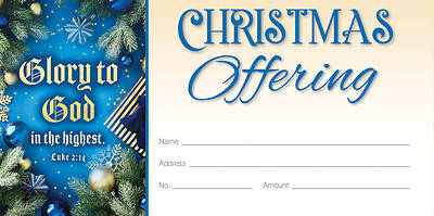 Christmas Glory to God in the highest Offering Envelope