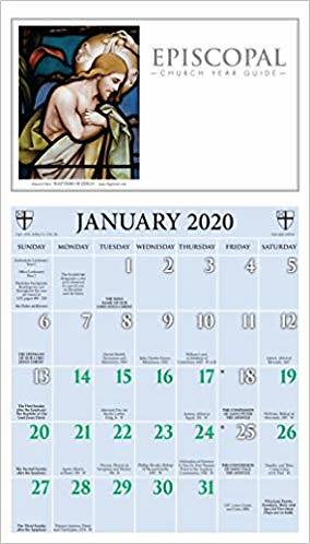 Picture of Episcopal Liturgical Desk Calendar 2020