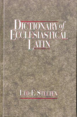 Picture of Dictionary of Ecclesiastical Latin