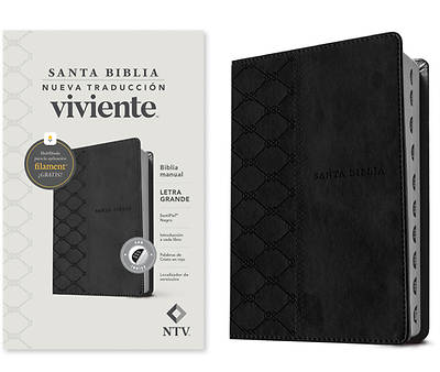 Picture of Biblia Manual Ntv, Letra Grande Con Filament (Sentipiel, Negro, Índice, Letra Roja)