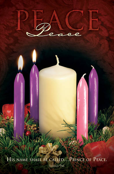 Picture of Peace Advent Week 2 Regular Size Bulletin