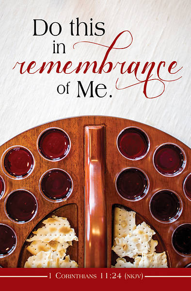 Picture of Do This in Remembrance of Me Communion Regular Size Bulletin