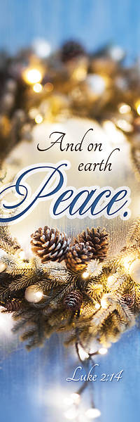 Picture of And On Earth Peace Christmas Bookmark