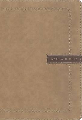 Picture of Nbla Santa Biblia, Letra Supergigante, Leathersoft, Beige, Edición Letra Roja
