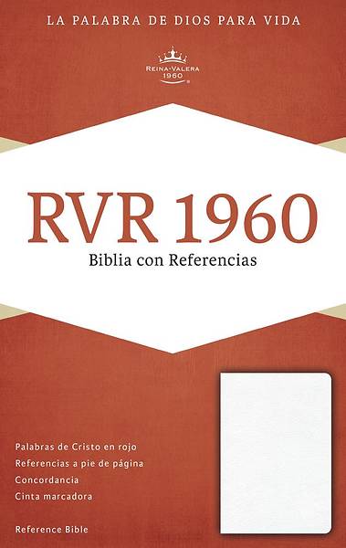 Picture of Rvr 1960 Biblia Con Referencias, Blanco Piel Fabricada