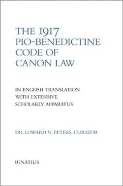 Picture of The 1917 Pio-Benedictine Code of Canon Law