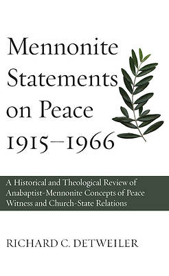 Picture of Mennonite Statements on Peace 1915-1966
