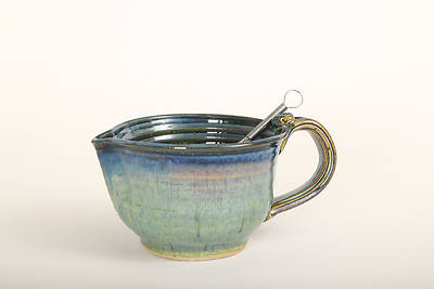 Picture of Stoneware Green Mixing Bowl Large