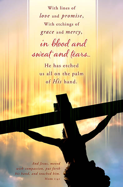 Picture of With Lines of Love Good Friday Regular Size Bulletin