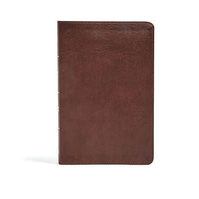 Picture of CSB Ultrathin Bible, Brown Leathertouch