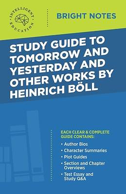 Picture of Study Guide to Tomorrow and Yesterday and Other Works by Heinrich Böll
