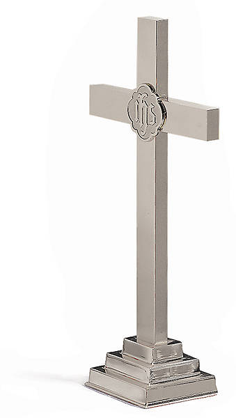 Picture of Traditional Silverplate Altar Cross - 24"