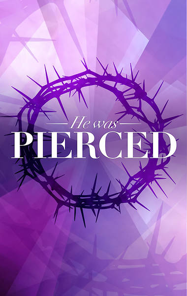 Picture of He was Pierced Symbols of Easter Banner