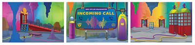 Picture of Vacation Bible School (VBS) Hero Hotline Decorating Mural Package