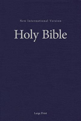 Picture of NIV, Pew and Worship Bible, Large Print, Hardcover, Blue