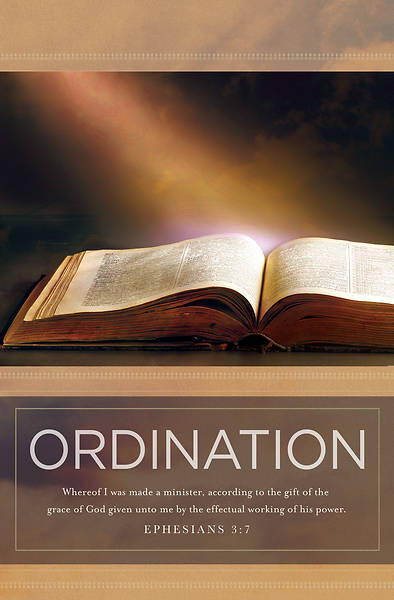 Picture of Ordination General Regular Size Bulletin