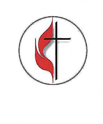 Picture of United Methodist Cross and Flame Bulletin, Large (Pkg of 50)