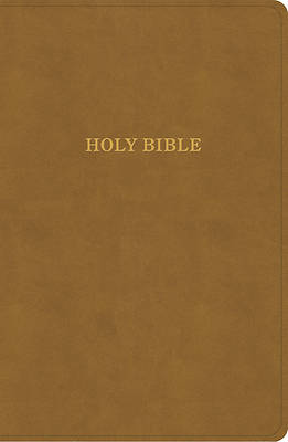 Picture of KJV Personal Size Giant Print Bible, Camel Suedesoft Leathertouch