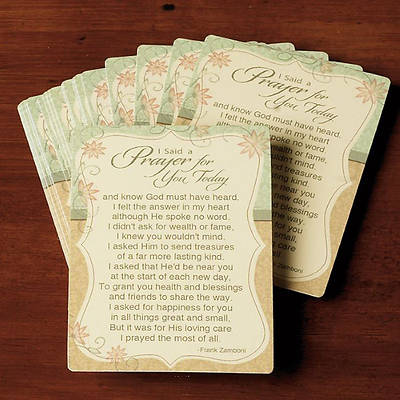 Picture of I Said a Prayer for You Today Prayer Cards
