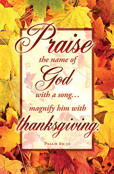 Picture of Praise the Name of God Bulletin Regular Psalm 69:30