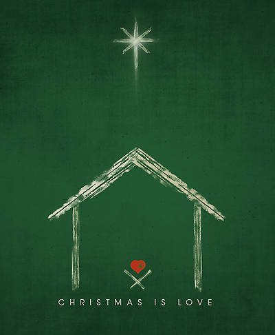Picture of Christmas Is Love Regular Size Bulletin