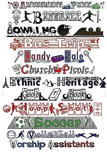 Picture of Church Fonts Series