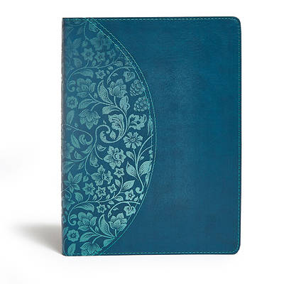 Picture of KJV Study Bible Large Print Edition, Dark Teal Leathertouch