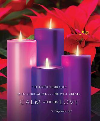 Picture of Calm with His Love Advent Sunday 4 Bulletin 2015, Large (Pkg of 50)