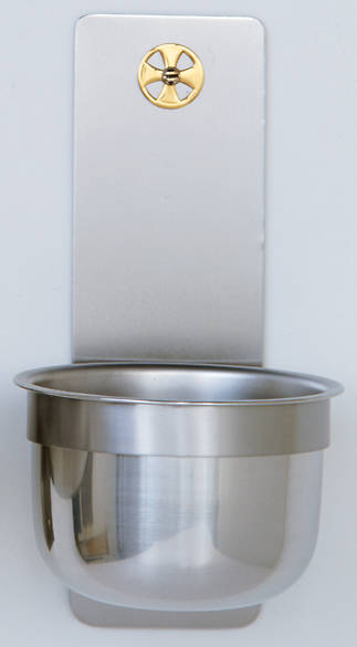 Picture of Koleys K349A Holy Water Font Stainless Steel