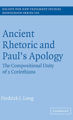 Picture of Ancient Rhetoric and Paul's Apology