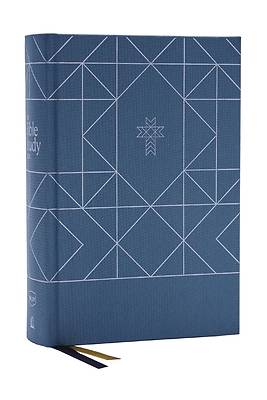 Picture of Nkjv, the Bible Study Bible, Cloth Over Board, Blue, Comfort Print