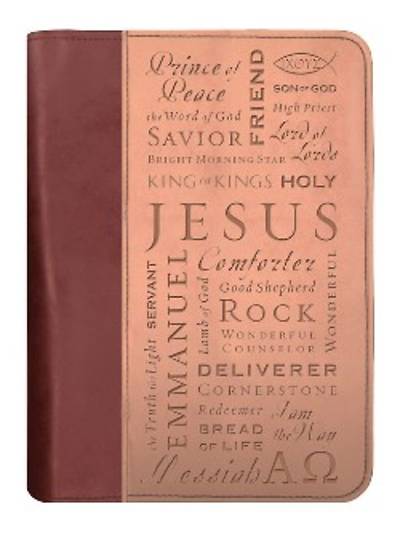 Picture of Bible Cover Names of Jesus Due Tone XL