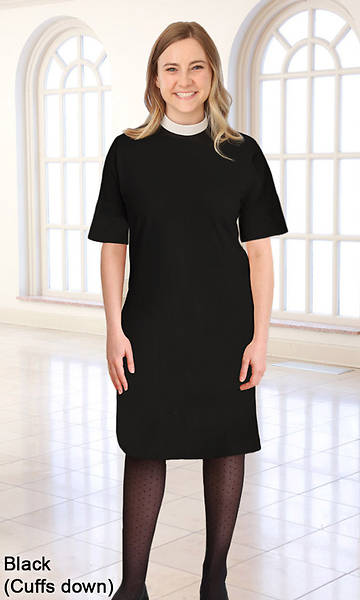 Picture of Clergy Knit T-Shirt Black Dress (Neckband) X-Small