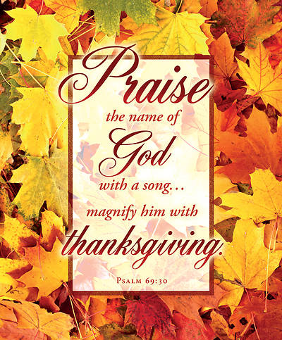 Picture of Praise the Name of God Bulletin Legal Psalm 69:30