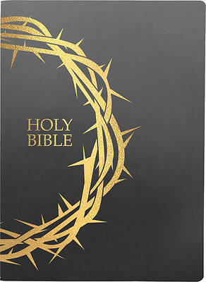 Kjver Sword Bible, Giant Print, Black Ultrasoft, Crown of Thorns Design